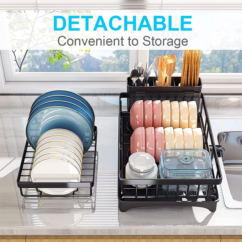 Metal Kitchen Countertop Dish Drying Rack